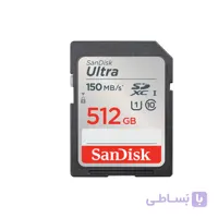کارت حافظه SDXC سن دیسک مدل Ultra کلاس 10 استاندارد UHS-I U1 سرعت 150MBps ظرفیت 512 گیگابایت