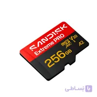 کارت حافظه SDXC سن دیسک مدل Extreme Pro V30 کلاس 10 استاندارد UHS-I U3 سرعت 250mbps ظرفیت 256 گیگابایت