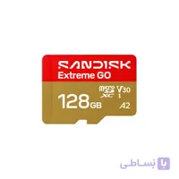 کارت حافظه microSDXC سن دیسک مدل  Extreme GO کلاس A2 استاندارد UHS-I U3 سرعت 240MBps ظرفیت 128 گیگابایت