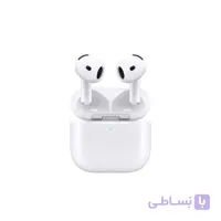 هدفون بلوتوثی اپل مدل  AirPods 4 ANCدارای نویز کنسلینگ، درگاه شارژ USB-Type-C و شارژ بی سیم، با قابلیت اتصال به چند دستگاه، پشتیبانی از فرمان لمسی و دستیار صوتی، نشانگر LED، مقاوم در برابر پاشش آب و گرد و غبار