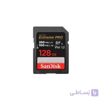 کارت حافظه SD SanDisk Extreme PRO مدل UHS-II ظرفیت 128 گیگابایت