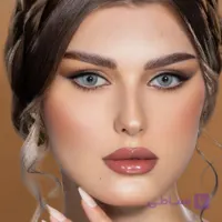 لنز طبی رنگی دهب سبز طوسی Rain