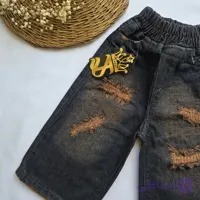 شلوار لی بگ بچگانه پسرانه دخترانه مسی ۲ سال 7 سال 45 70 کد 4348