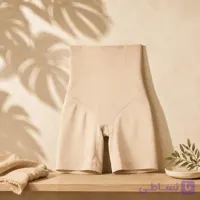 شورت گنی زنانه اسمارا مدل Soft Shaping فرم‌پنتی بدون درز  | کرمی