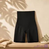 شورت گنی زنانه اویاندا مدل Soft Shaping فرم‌پنتی بدون درز  | مشکی