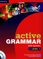 کتاب Active Grammar 1 with Answers (گرامر فعال 1 با پاسخ‌ها) نسخه انگلیسی PDF | فیونا دیویس و وین ریمر