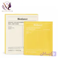ماسک ورقه ای صورت بایودنس مدل Radiant Vita Niacinamide Real Deep Mask بسته 4 عددی