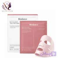 ماسک ورقه ای کلاژن بایودنس مدل Bio Collagen Real Deep Mask بسته 4 عددی