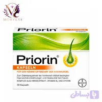 قرص کپسولی ضد ریزش و تقویت‌کننده ریشه مو پریورین بایر آلمان ۱۲۰ عددی