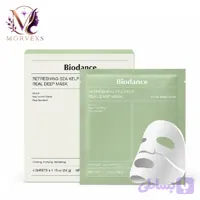 ماسک ورقه ای صورت بایودنس مدل Refreshing Sea Kelp Real Deep Mask بسته 4 عددی