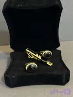 ست دگمه سرآستین و گیره