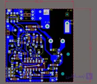 فایل pcb آلتیوم برد محافظ برق DIP