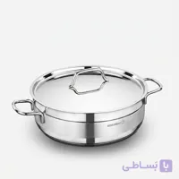 تابه آلفا دو دسته مدل A1027S28 سایز 28 سانتی متر