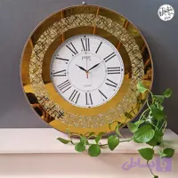 ساعت دیواری چوبی آینه ای پینار ترکیب هنر و ظرافت در خانه شما