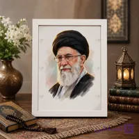 قاب عکس رهبر شهید کد 20125