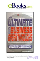 کتاب The Ultimate Book of Business Breakthroughs (کتاب نهایی جهش‌های کسب‌وکار: درس‌هایی از …) نسخه انگلیسی PDF | تام کنن