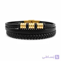 دستبند چرم طبیعی اسپرت مدل آرشا