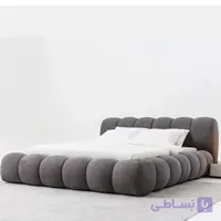 تخت خواب با پارچه تدی