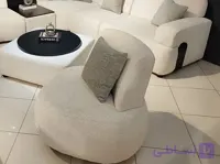 مبلمان مدل ال پانگو ، تک نفره گردون ، میز وسط گردون