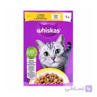 سوپ گربه ویسکاس طعم گوشت در ژله