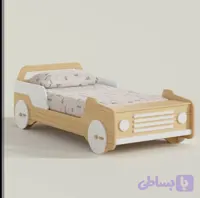سرویس خواب پینوکیو مدل ماشین تمام چوب