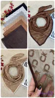 روسری ۳ گوش توری ،سبک و خنک