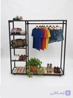 رگال لباس دارای شلف در سه طبقه