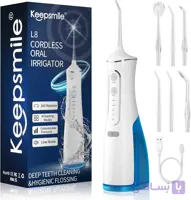 واترجت دندان Keepsmile دارای ۴ حالت ضدآب IPX7، مخزن ۳۰۰ میلی‌لیتری