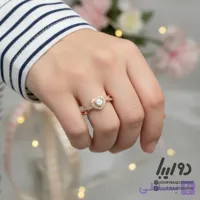 انگشتر زنانه قلبی ژوپینگ رنگ ثابت | براق و ماندگار