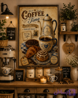 تابلو طرح کافی