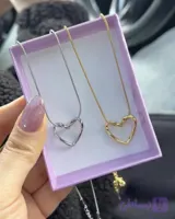 گردنبند قلب دفرمه پرطرفدار