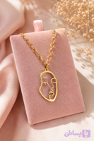 گردنبند چهره مینیمال