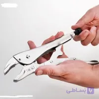 انبر قفلی ایران پتک مدل HB 1010 سایز 10 اینچ نقره ای