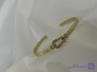 دستبند فردجواهری طلایی فری سایز زنانه