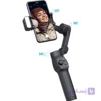 پایه نگهدارنده گیمبال استابلایزر ۳ محوره پرودو (PORODO 3-AXIS GIMBAL STABLIZER Magnetic Fill Light)