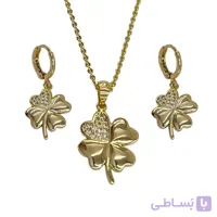 نیم ست زنانه شبدر جواهری کد M4382