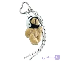 آویز کیف چارم بگ کلاه کاسکت خرس موتور سوار کد J4199