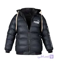 کاپشن اسپرت سیلیکونی مردانه دورو کلاه دار Puma مدل 48990