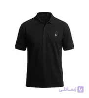پولوشرت مردانه نرمال ساده جودون پنبه مشکی Polo مدل 49576