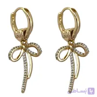 گوشواره زنانه ژوپینگ مدل پاپیون کد E6284