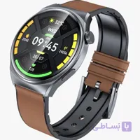 ساعت هوشمند با بند چرم سی بای SAYBUUY W2 PRO