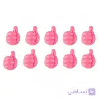 گیره فانتزی نگهدارنده سیم و کابل بسته 10 عددی