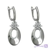 گوشواره زنانه ژوپینگ مدل گل جواهری کد E6280