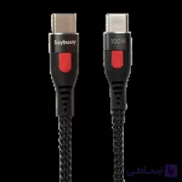 کابل 2 سر تایپ سی 100 وات سی بای مدل SAYBUUY K3-PD با گارانتی