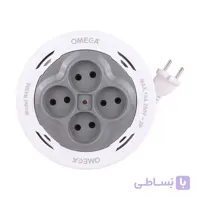 چند راهی برق جمع شو 10 متری R4500 امگا (OMEGA)