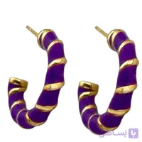 گوشواره زنانه ژوپینگ مدل میناکاری کد E6045