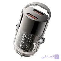 شارژر فندکی 30 وات یسیدو YESIDO Y69 با دو خروجی USB-C