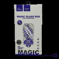 گلس گوشی اپل iPhone 15 Pro Max آمباس مدل UMBOS Magic Glass Box به همراه کیت نصب