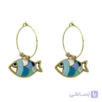 گوشواره زنانه مدل ماهی کد E6518