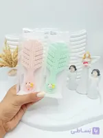 برس بچگانه فانتزی استیکر دار گوگولی برند AISHU کد 1504